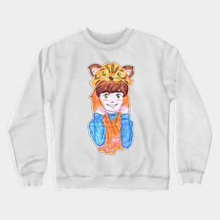 Tiger boy raww Crewneck Sweatshirt